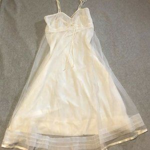 Virginia Wallace Off White Nightgown Negligee 32
